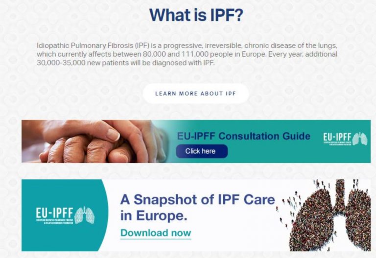 Call-to-action of IPFF Care