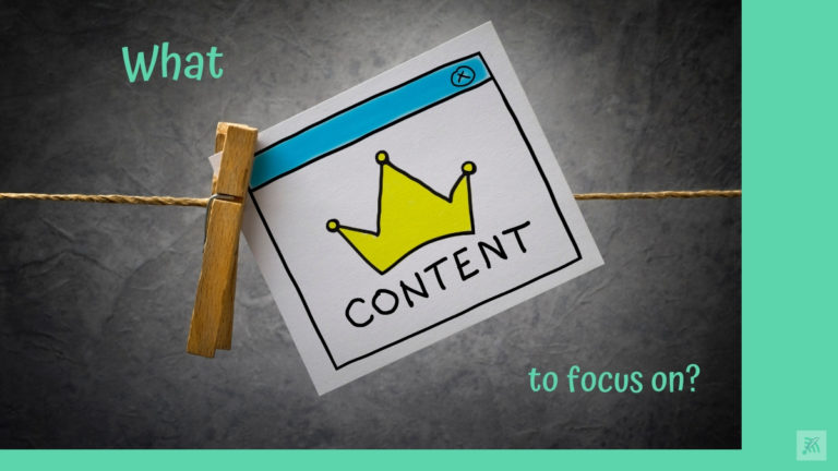 Types of content to focus on blog cover