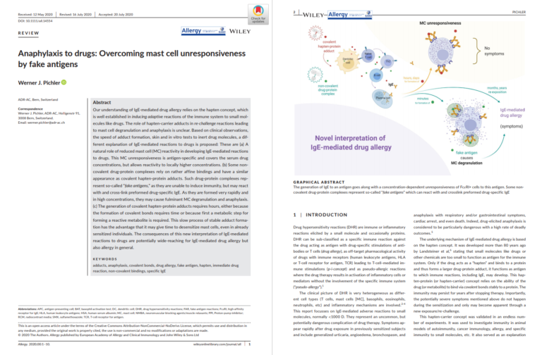 Overcoming mast cell unresponsiveness by fake-antigen | Medtextpert