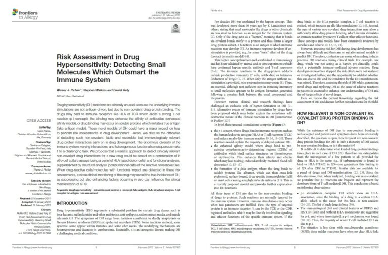 Risk Assessment in DH