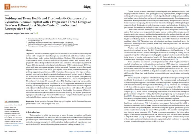 implantology publication medtextpert